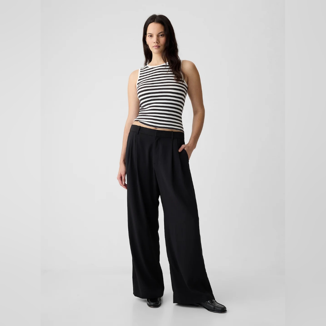 Gap 365 High Rise Pleated Trousers